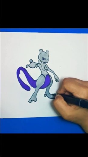 Pokemon/mewtwo drawing/ #pokemon #pikachuu #pikachu