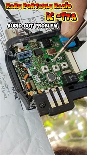 icom t7a audio problem