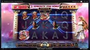 Aphrodite Spins in Power of Gods The Pantheon Slot at BitStarz