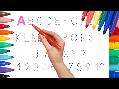 123 Learn to Write the ABCs, How to Write Letters, Handwriting Practice for Kids 1234 abcd , 1 to 10