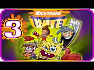 Nicktoons Unite Walkthrough Part 3 (PS2, Gamecube) Vlad's Castle + Boss