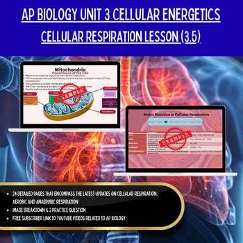 AP Biology UNIT 3 Cellular Energetics 3.5 Cellular Respiration Lesson Guide Note