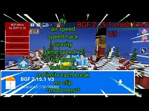 mod menu hack no ctash 2.15.1|blockman go V3