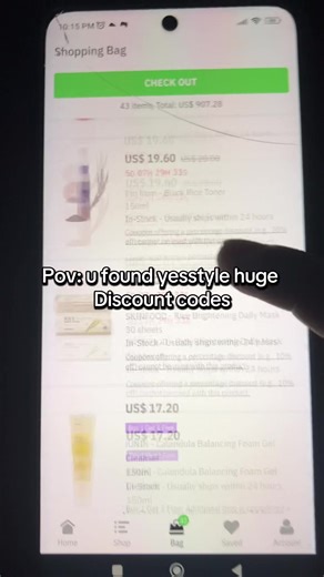 yesstyle codes 2025 on TikTok