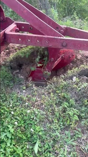 Kioti 3510 plowing with a 2 bottom plow!