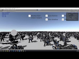 Animation Instancing on Unity 3D for Large Crowds of Animated Characters