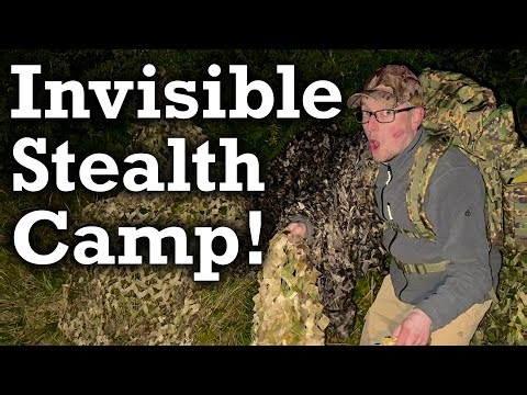 Stealthing: Customising my Camping Gear to be invisible!