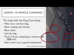 Ultimate Uber Driver Training Course - Lesson 15: Vehicle Cleaning