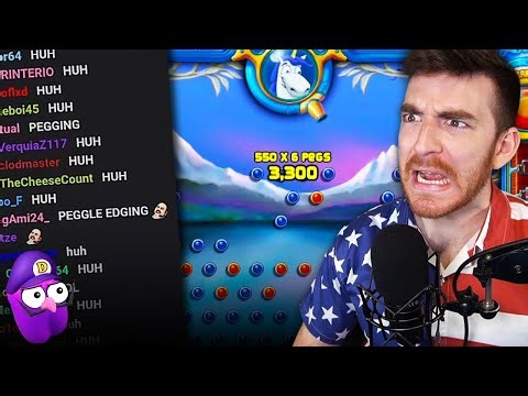 Peggle Speedrun, but if I get trivia wrong I restart the level (VOD)