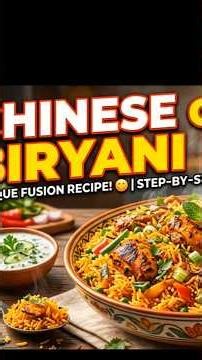 Amazing Chinese Style Chicken Biryani 🤤 | Easy & Tasty Recipe