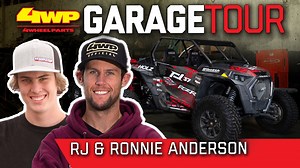 4K views · 46 reactions | Get a behind the scenes tour of RJ Anderson and Ronnie Anderson's garage as they show you everything from their race trucks, UTVs and shop truck builds that may have gotten a little wild! #4WP #4WPOfficial #4WPGoesVirtual #GarageTour | 4 Wheel Parts | Facebook