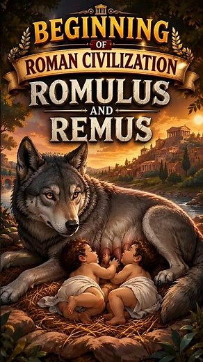 The Birth of Romulus & Remus | The Beginning of Rome 🐺 #shorts #history #rome #romanempire #romulus