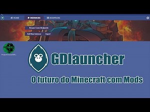 GDLauncher - O FUTURO DO MINECRAFT COM MODS