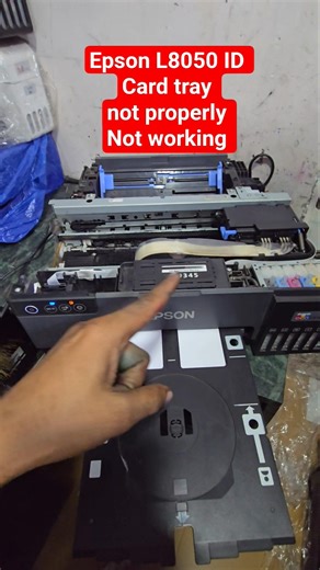 Epson L8050 L18050 ID Card tray not working not properly Solutions #smartcardteryproblem #epson