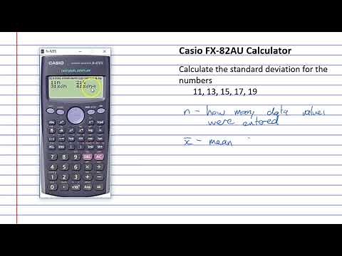 Standard Deviation on the Casio FX-82 Calculator