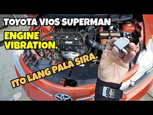TOYOTA VIOS SUPERMAN ENGINE VIBRATION.