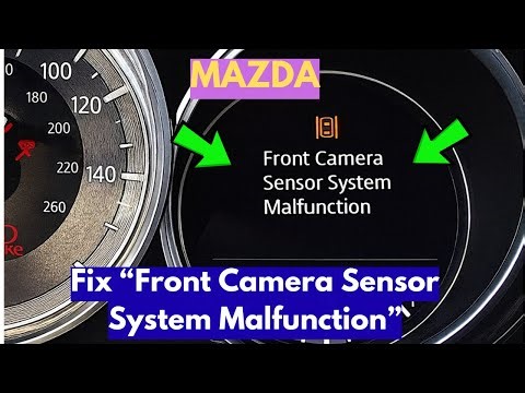 How To Fix "Front Camera Sensor System Malfunction" Warning In Mazda