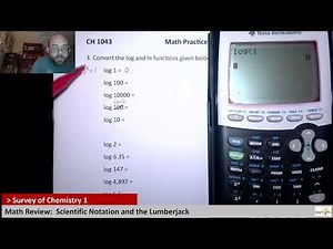 Math Review Scientific Notation and Log Ln