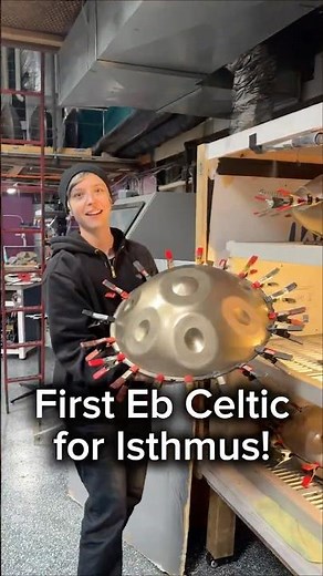 First time building this scale and it's incredible 🔨 #isthmusinstruments #handpan #newscale