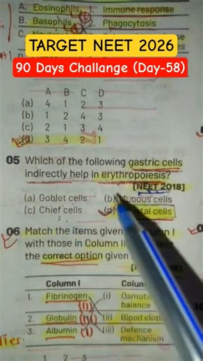 Target Neet 2026 l 90Days challange Day-58 I #neet2026 #neet