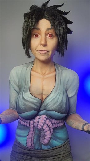 Virginia Frank on Instagram: "Sasuke bodypaint"