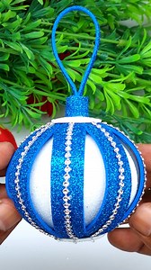 80K views · 1K reactions | Wonderful Christmas Ball Ornaments Making at Home #handmade #Christmas #decor | Craftsome | Facebook