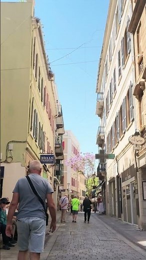Gibraltar's Iconic Main Street 🇬🇮 | The Heart of Gibraltar in 4K #travel