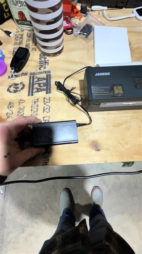 This label printer does way more than shipping. This JADENS Bluetooth thermal label printer works with many label sizes, not only shipping labels. I use it for bins, shelves, QR codes, and barcodes. It has a built in scanner that converts barcodes to QR codes and QR codes to barcodes using the standard software. You can run it from your phone over Bluetooth or connect to Windows, Linux, or Mac. No ink. Clean prints. A lot more useful than I expected. #tiktokshopcreatorpicks #CreatorPicksAmbassad