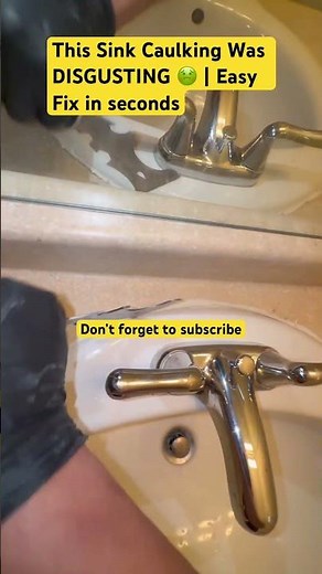 Bathroom Sink Caulk Replacement – Fast & Easy. Stop Ignoring This in Your Bathroom!