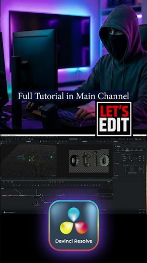 3D Title text Animation In DaVinci Resolve #davinciresolve #tutorial #animation
