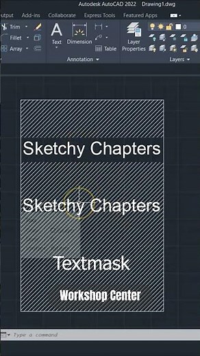AutoCAD Tutorial - How to Remove Text Background!! #autocad #tutorial #courses #turbocad #cadwork