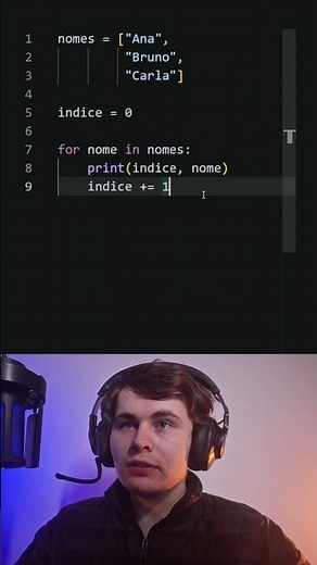 How to use enumerate in Python to get index and value