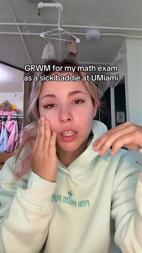 GRWM: Math Exam Ready as a Baddie at UMiami