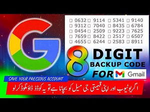 How to Find Google 2-Step Verification Backup Codes - 2024