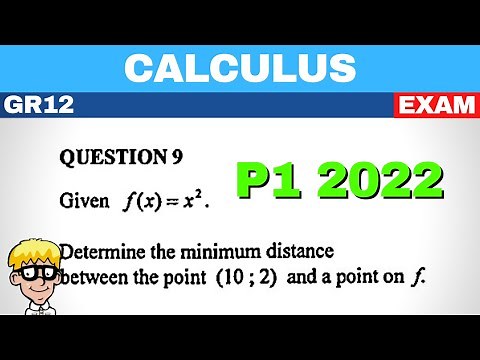 Calculus Grade 12 Exam Questions