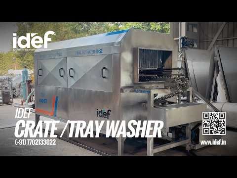 Tray Washer #cratewasher