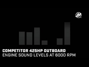 Competitor 425hp Outboard Engine Sound Levels at 6000 RPM