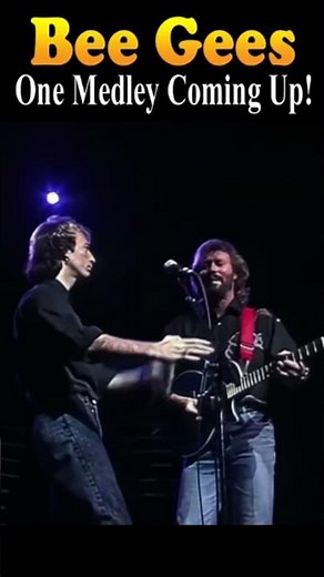 Bee Gees Live 1989: One Medley Coming Up! #shorts