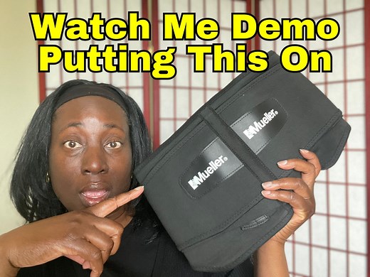 Watch Demo - Watch me put on this lumbar support back brace on Amazon Live