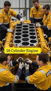 380K views · 2.9K reactions | 18 Cylinder Big Engine block overhauling time樂✅ #expart #mechanic #AI #videos | Expert Mechanic | Facebook