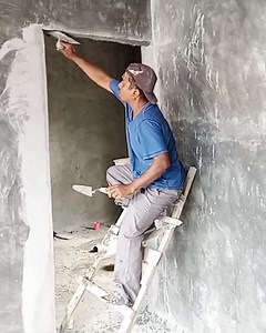 71K views · 893 reactions | How to plaster under concrete wall | Andris Brick Art | Facebook