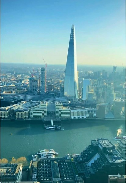 The most beautiful view of London for free? It’s possible! #london #skygarden #sunrise