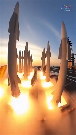 9.2K views · 72 reactions | Overwhelming Power! Aircraft carrier launches hypersonic missile AGM-183 ARRW ⚡ #HypersonicMissile #AGM183ARRW #AirborneCarrier #NextGenWarfare #MilitaryTech This video was created with A_I and is for entertainment purposes only. | Austin Barlowe | Facebook