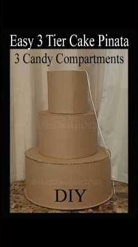 Cake Pinata DIY - Pinata Cake #diy #cake #pinata #craft #artandcraft #how #tutorial #short #viral