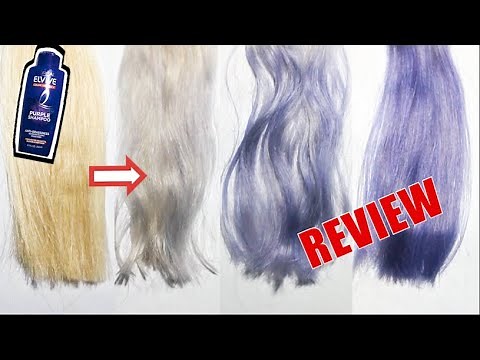 L'OREAL ELVIVE COLOR VIBRANCY PURPLE SHAMPOO BEFORE & AFTER REVIEW