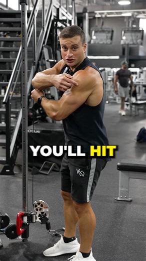 You can use a cable to target all 3 heads of your shoulder. If you raise the cable to your side, you’ll hit your side delt. If you put the cable in front of you and bend over, you’ll hit your rear delt. If you raise the cable in front of you, you’ll hit your front delt. | Pfau Fitness