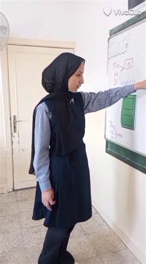 2.6K views · 14 reactions | The Closed Doors Strategy With tenth-grade students reviewing the Present Continuous tense in English Well done...you are the future! Prepared by: Nada Shreih | روضة ومدرسة مصابيح الاسلام التربوية | Facebook