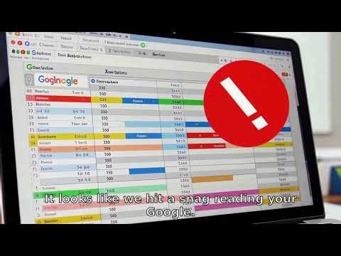Workflow Error: Could Not Read Google Sheet Data