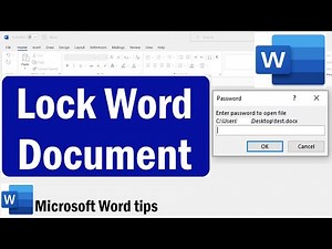 Password Protect Word Document | How To Password Protect a Word Document | How To Lock Word Document