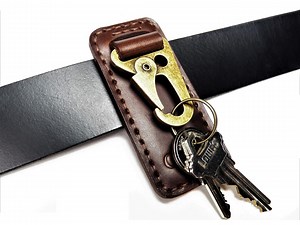 Personalized Belt Key Holder, Key Clip Lever Clip Leather, Tactical Key Chain, Belt Key Fob Keychain for Men, Belt Key Ring, Handmade USA - Etsy